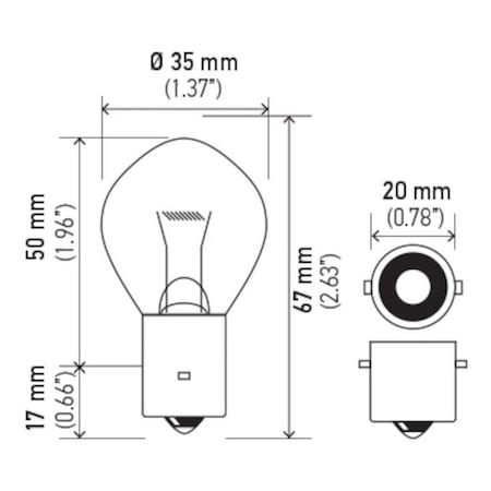 Hella BULB 635 12V 35W BA2 635